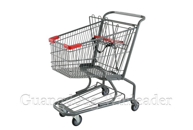 American Shopping Cart without Bottom Tray